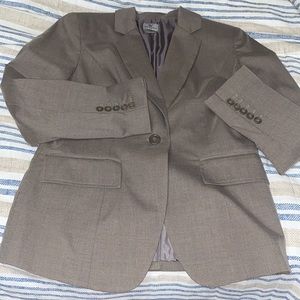 Worthington NWOT grayish brown jacket / blazer 10P Classic look, tailored fit!